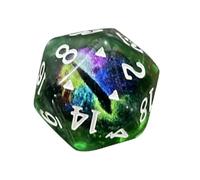 Set di dadi per il gioco di ruolo - cubi per bulbi oculari, set di dadi RPG | Dragon Eye Dice Polyedrale Dadi fatti a mano, design RPG, bordi taglienti, belle inclusioni per l'estetica