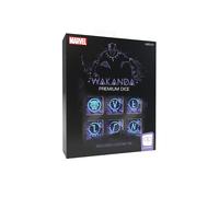 Marvel Black Panther Premium Dice Set | Collectible d6 Dice | Purple & Black Custom Dice with Collectible Tin Case | Based on Marvel Superhero | Officially Licensed Marvel Gift & Merchandise