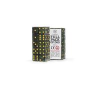 SET DI DADI Q WORKSHOP Full Pack di D6 Verde e Oro (20)