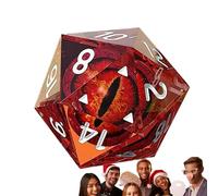 Set di dadi RPG - Borsa a 20 dadi poliedrici, Design artigianale a bordo appuntito | Dice da gioco da tavolo estetico con belle inclusioni per, TTRPG, Giochi di ruolo