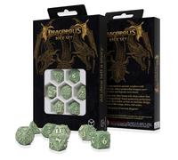 Set Di Dadi RPG Dracopolis Andean Longneck Dragon 7 Pezzi Di Q-Workshop