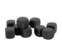 Set di Dadi Vuoti 30 Pezzi, 6 Facce, per Giochi Creativi e Apprendimento della Matematica, Nero