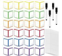 Set di dadi vuoti in schiuma cancellabile a secco, con pennarello, cubi colorati cancellabili a secco, per imparare a giocare, cena, decidere in classe, materiale scolastico