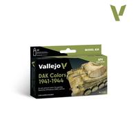 Set Di Dak Colors 1941-1944 VALLEJO 71204 6x18ml Modellino Char Promo