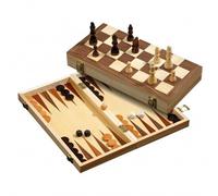 Set Di Dama Da Scacchi E Backgammon - Campo 40 Mm