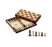 Set Di Dama Da Scacchi E Backgammon - Campo 40 Mm - Scritta Sul Bordo