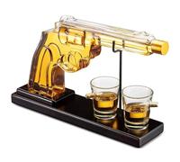 Set di decanter per whisky a forma di arma, un'idea regalo di compleanno unica, un regalo per figli, papà e altri uomini, un bar di famiglia, per bere, tema militare, alla