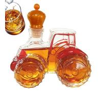 Set di decanter per whisky | Decante vuoto Stoccaggio liquori Decorazione domestica | Decanter per auto vuoto, bottiglia di liquore di tequila | Design creativo del trattore per bourbon, vino,