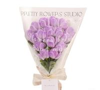 Set di decorazioni floreali a tulipano Goditi l'arte di creare display floreali di lunga durata senza preoccuparti di fiori appassiti (viola)