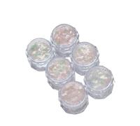Set di Decorazioni for Nail Art con Glitter iridescenti a Forma di Sirena for progetti Fai da Te, 6 Stili, Strumenti for Nail Art, Manicure, Decorazioni for Nail Art