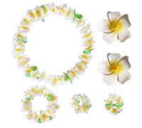 Set Di Decorazioni Hawaiane Da 6 Pezzi, Collana Di Fiori Hawaiani, Decorazione Di Collane Di Fiori, Decorazioni Per Feste Hawaiane, Set Di Collane Di Fiori Hawaiani