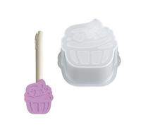 Set di decorazioni in resina siliconica per dogane per compleanni e feste, cupcake in silicone