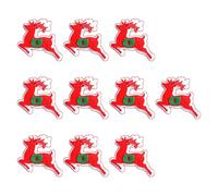 Set di decorazioni natalizie da 10 pezzi con motivi tradizionali di Natale, ponte sospeso per il focolare, confezione regalo, decorazione per interni, decorazione albero, collezione in feltro con più