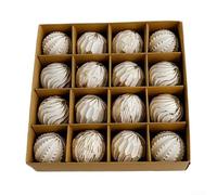 Set di decorazioni natalizie in plastica per albero e ghirlande, con più ornamenti, progettate per le festività e il riutilizzo stagionali (D)