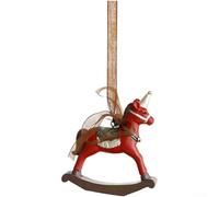 Set di decorazioni natalizie in resina con 12 motivi vintage a forma di albero di Natale, per decorazioni stagionali e raccolta (A)