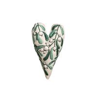 Set di decorazioni natalizie ricamate a forma di cuore fai da te, set regalo creativi unici (Mistletoe Kis DIY)