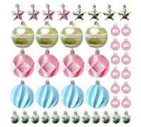 Set Di Decorazioni Per Alberi Pastello | Palloni Colorati Di Frantumi, Pendenti A Ciambelle E Lecca -lecca Per Casa Indoor, Albero Delle Vacanze, Celebrazione Stagionale, Divertimento Festivo