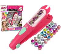 Set di decorazioni per capelli con applicatore e perline 24 pz