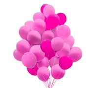 Set di decorazioni per feste di compleanno con palloncini in oro rosa con scritta "Happy Birthday", coriandoli e palloncini in lattice, tenda con frange a forma di cuore, per feste di doccia, 100