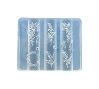 Set di decorazioni per unghie in silicone per goffratura a mano fiore Bowknot accento forniture artigianali Nail Art strumento di goffratura