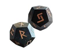 Set di di divinazione, set di rune Elder, set di rune scolpite Elder