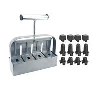 Set di di terreno - Strumento per bloccare il suolo a mano antiruggine per piantine, creatore di di suolo | Compattatore manuale in acciaio | Creatori di da 5,1 cm per