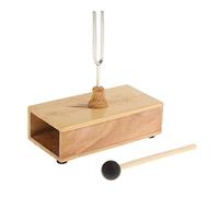 Set di diapason 440HZ con scatola di risonanza in legno e sfera a martello per esperimenti di musicoterapia ed acustica