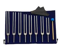 Set Di Diapason Chakra Da 8 Pezzi, Con Panno For Martello E Borsa, For La Terapia Del Suono Curativa, For Buddisti Guaritore Del Suono For Insegnanti Di Yoga