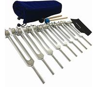 Set Di Diapason Da 8 Pezzi, Con Sacchetto Di Panno For La Pulizia Del Martello In Silicone, Perfetto For La Guarigione, La Terapia Del Suono, La Riparazione Del DNA, I Buddisti, Il Guaritore Del Suono