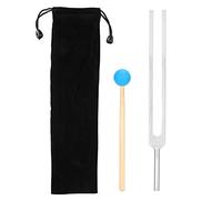 Set di diapason OM136,1 Hz, diapason in lega di alluminio con martello in silicone e borsa, set di strumenti per terapia del suono, per chakra, guarigione, terapia del suono, riparazione