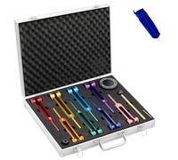 Set di diapason per chakra, 8 colori, 7 chakra e 1 forchetta per accordatura per la guarigione del DNA, terapia del suono, yoga, meditazione