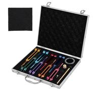 Set di diapason per chakra, set di 8 diapason colorati con attivatore, dispositivi di guarigione con frequenza Hz multipli per la guarigione del DNA, terapia del suono, yoga, meditazione
