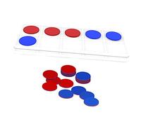 Set di dieci cornici colorate per giochi di matematica, strumento matematico per le prime manipolazioni matematiche, insegnare ai concetti numerici, base in classe, 75 g