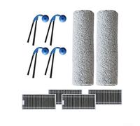 Set di dieci pezzi di ricambio con rulli mop He Pa filtri spazzole laterali per Ecovacs per Deebot X9 Pro per Omni X11 Pro per Omni T80s Robot aspirapolvere assicura una pulizia accurata degli angoli