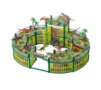 Set di Dinosauri Giochi Interattivo 215 Pezzi Con Stazione Di Battaglia | Set Di Costruzioni Bambini Casa Dino Per Ragazzi E Ragazze Casa Asilo Scuola 'Infanzia Soggiorno