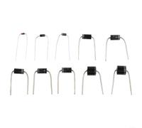 Set di diodi da 90 pezzi (10 tipi) da 1N4148 a 10A10 | 10 valori comuni, per la ricerca di riparazione fai da te, uso industriale domestico, scatola portaoggetti compatta 128 x 66
