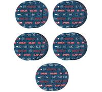 Set Di Dischi Abrasivi Bosch EXPERT O780, 150 Mm, G60, G80, G120, G180, G240