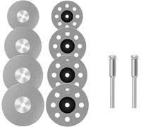 Set di dischi da taglio con lama diamantata mini 5/10 pezzi for utensile rotante Dremel(30mm Without Holes 10 Pcs)