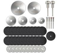 Set di dischi da taglio diamantati, 45 pezzi, mini dischi diamantati, set di dischi da taglio multifunzionali, per accessori Dremel e vari materiali