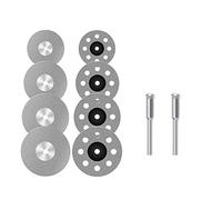 Set di dischi da taglio mini lame diamantate da 5/10 pezzi for utensile rotante Dremel -(25mm With Holes 10 Pcs)