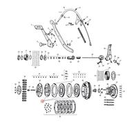 Set Di Dischi Di Attrito, Frizione Per HARLEY-DAVIDSON