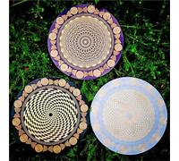 Set di dischi energetici oscillatore multi-onda da 3 pezzi, guarigione | Bobine polarizzanti a geometria sacra for meditazione, decorazioni for la casa e ricarica di cristalli