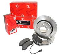 Set di dischi freno TRW ventilato ant.+Pastiglie freno per Mercedes Classe E
