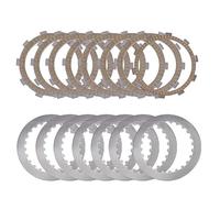 Set di dischi frizione in acciaio e frizione per NTV650 Revere RC33 XL650 XL650V Transalp RD10 RD11 Africa Twin RD03(Steel Paper Plate)