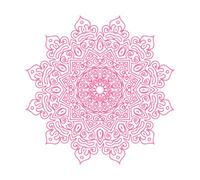 set di disegni di mandala floreali nuova arte mandala Adesivi incisi 67.2x67.2cm Personalizzazione personalizzata Rosa
