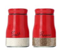 Set di dispenser per sale e pepe per condimento | Spargipepe a prova di fuoriuscite per cucina, campeggio, camper, casa colonica, appartamento, dormitorio, ristorante