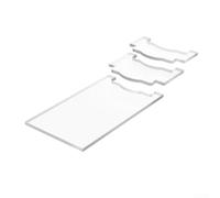 Set di distanziali da parete in acrilico trasparente, spessore 5 mm, per divano letto, materasso e gambe dei mobili, necessità di regolazione dell'altezza (A)