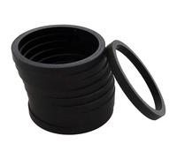 Set di distanziali per il tubo di sterzo Deda 1-1/8" (x10) Nero