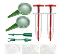 Set di Distributori di Semi, 6 Pezzi Dispenser di Semi Manuale, Mini Seminatrice Giardino, Distributore di Semis Portatile, Mini Seedmaster Strumento, per Fiori, Verdure e Altre Piante (B)