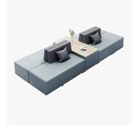 Set di divani componibili per salotti e aree di attesa, sedie componibili moderne per ufficio, studio o spazi artistici